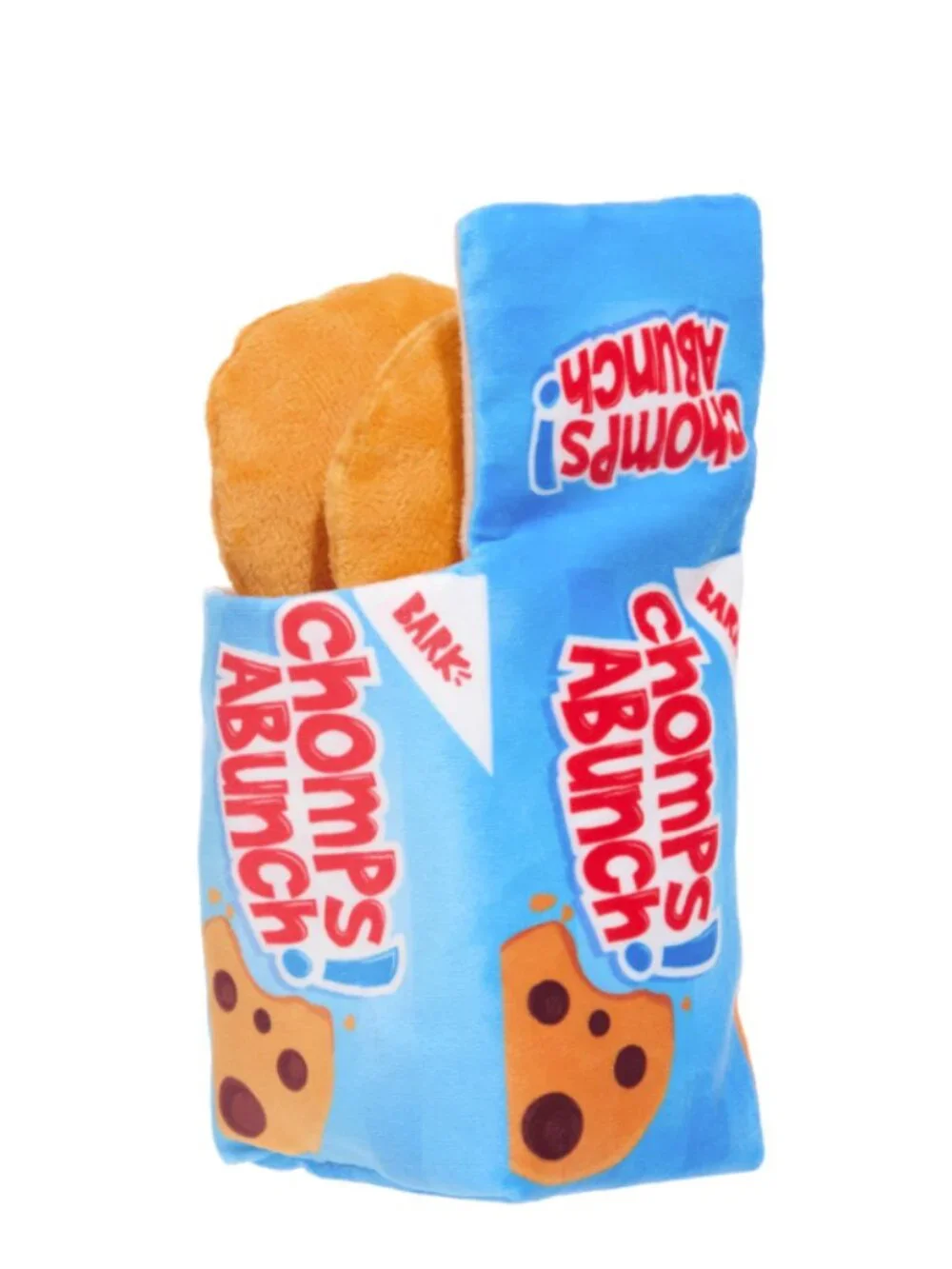 BARK Chomps Abunch Plush Cookie Box Dog Toy Squeaky Hide & Seek Treats